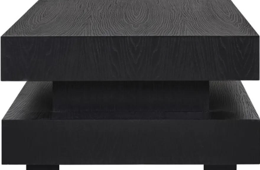 Casa Padrino Luxus Couchtisch Schwarz 150 x 80 x H. 43 cm - Rechteckiger Massivholz Wohnzimmertisch - Wohnzimmer Möbel - Luxus Möbel - Luxus Einrichtung