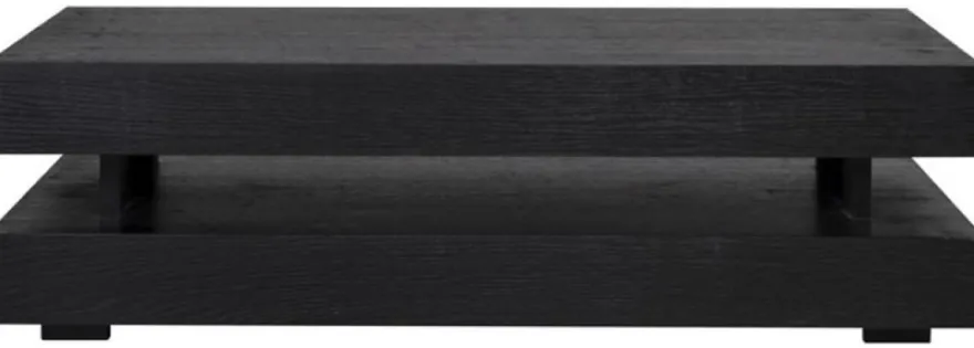 Casa Padrino Luxus Couchtisch Schwarz 150 x 80 x H. 43 cm - Rechteckiger Massivholz Wohnzimmertisch - Wohnzimmer Möbel - Luxus Möbel - Luxus Einrichtung