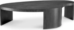 Casa Padrino Luxus Couchtisch Schwarzgrau 150 x 86 x H. 35 cm - Luxus Wohnzimmertisch - Wohnzimmer Möbel - Hotel Möbel - Luxus Qualität