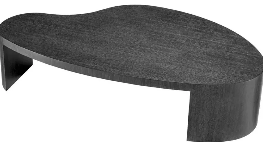 Casa Padrino Luxus Couchtisch Schwarzgrau 150 x 86 x H. 35 cm - Luxus Wohnzimmertisch - Wohnzimmer Möbel - Hotel Möbel - Luxus Qualität