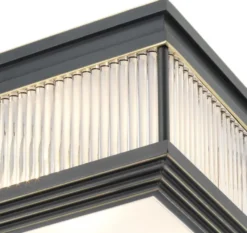 Casa Padrino Luxus Deckenleuchte Bronze 40,5 x 40,5 x H. 18,5 cm - Luxus Qualität