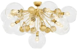 Casa Padrino Luxus Deckenleuchte Gold Ø 90 x H. 57 cm - Luxus Kollektion
