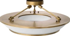 Casa Padrino Luxus Deckenleuchte Antik Messing / Weiß Ø 61 x H. 21,5 cm - Runde Deckenlampe mit Glas Lampenschirmen - Luxus Qualität