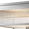 Casa Padrino Luxus Deckenleuchte 40,5 x 40,5 x H. 17 cm - Limited Edition