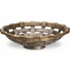 Casa Padrino Luxus Deko Aluminium Schale Vintage Messing 34,5 cm - Deko Accessoires