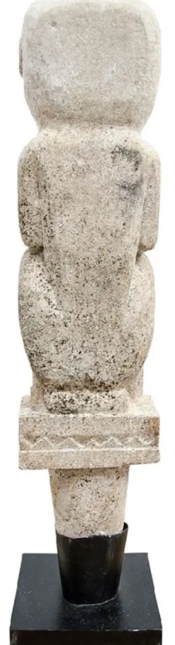 Casa Padrino Luxus Deko Antik Stil Naturstein Statuen Set - Stein Skulpturen - Stein Figuren - Wohnzimmer Deko - Büro Deko - Deko Accessoires - Luxus Möbel