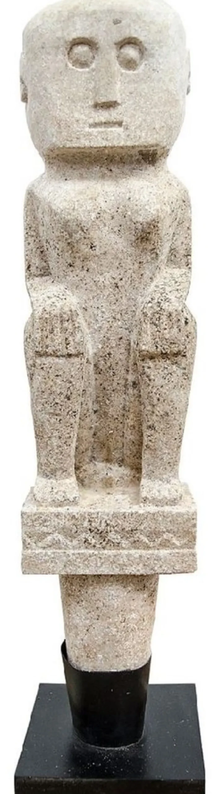 Casa Padrino Luxus Deko Antik Stil Naturstein Statuen Set - Stein Skulpturen - Stein Figuren - Wohnzimmer Deko - Büro Deko - Deko Accessoires - Luxus Möbel