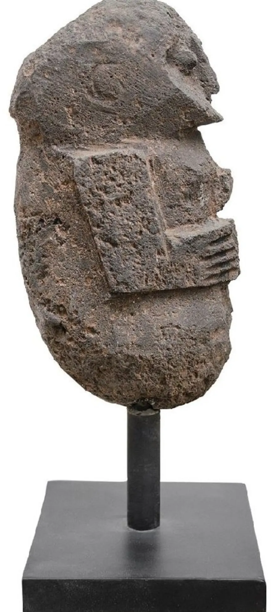 Casa Padrino Luxus Deko Antik Stil Naturstein Statuen Set - Stein Skulpturen - Stein Figuren - Schreibtisch Deko - Wohnzimmer Deko - Deko Accessoires - Luxus Möbel