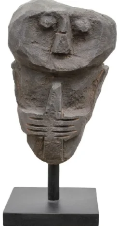 Casa Padrino Luxus Deko Antik Stil Naturstein Statuen Set - Stein Skulpturen - Stein Figuren - Schreibtisch Deko - Wohnzimmer Deko - Deko Accessoires - Luxus Möbel