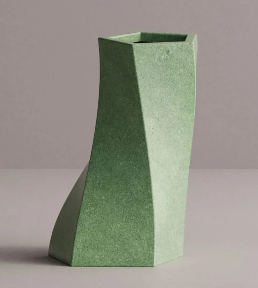 Casa Padrino Luxus Deko Blumentopf Grün H. 75 cm - Beton Pflanzentopf