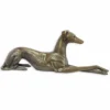 Casa Padrino Luxus Deko Bronze Skulptur Windhund 106 cm - Deko Accessoires