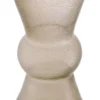 Casa Padrino Luxus Deko Glas Vase Braun Ø 18 x H. 37 cm - Mundgeblasene Blumenvase - Deko Accessoires - Luxus Kollektion