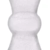 Casa Padrino Luxus Deko Glas Vase Ø 18 x H. 37 cm - Mundgeblasene Blumenvase - Deko Accessoires - Luxus Kollektion