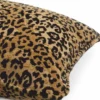 Casa Padrino Luxus Deko Kissen Leopard Beige / Schwarz 60 x 40 cm - Deko Accessoires