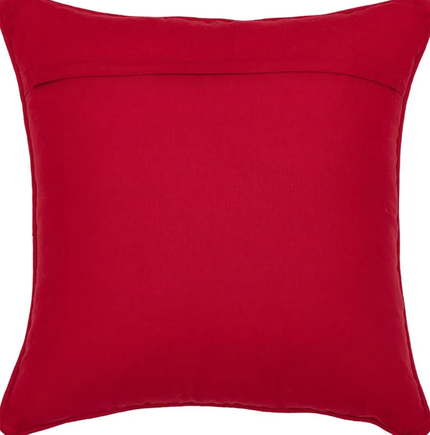 Casa Padrino Luxus Deko Kissen Mehrfarbig 50 x 50 cm - Edles Zierkissen mit elegantem Muster - Luxus Qualität - Wohnzimmer Deko Accessoires