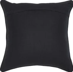 Casa Padrino Luxus Deko Kissen Schwarz / Gold 50 x 50 cm - Edles Zierkissen mit elegantem Muster - Luxus Qualität - Hotel Kollektion