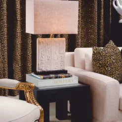 Casa Padrino Luxus Deko Kissen Leopard Beige / Schwarz 60 x 60 cm - Deko Accessoires