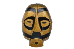 Casa Padrino Luxus Deko Objekt 110 x 25 x H. 160 cm - Große Masken Skulptur Caton aus Fiberglas - Luxus Deko Accessoires