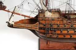 Casa Padrino Luxus Deko Schiff Sovereign of the Seas Braun / Mehrfarbig 88,9 x 29 x H. 94 cm - Handgefertigtes Holz Segelschiff Modell