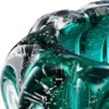 Casa Padrino Luxus Deko Schüssel aus mundgeblasenem Glas Türkis Ø 16 x H. 10 cm - Deko Accessoires