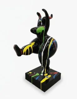 Casa Padrino Luxus Deko Skulptur Statue Tanzerin Trash H. 85 cm - Deko Skulptur - Deko Figur - Tierfigur - Gartendeko