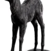 Casa Padrino Luxus Deko Skulptur Reh 25,5 x 9 x H. 32 cm - Bronze Deko Skulptur - Bronze Deko Figur - Schreibtisch Deko - Wohnzimmer Deko - Luxus Qualität