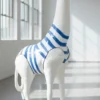 Casa Padrino Luxus Deko Skulptur Giraffe Seemann H. 210 cm - Riesige Gartenskulptur - Lebensgroße Skulptur - XXL Deko Skulptur - XXL Deko Figur