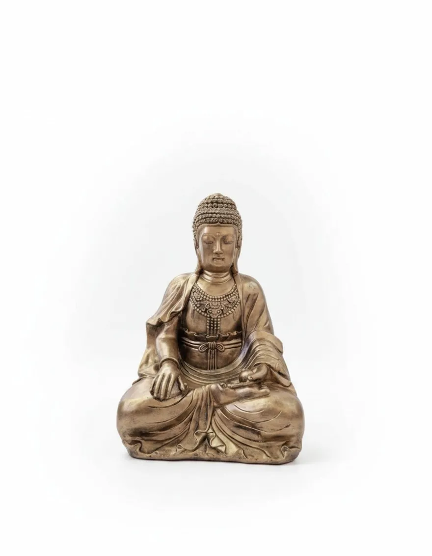 Casa Padrino Luxus Deko Skulptur Statue Buddha H. 59 cm - Deko Skulptur - Deko Figur - Tierfigur - Gartendeko