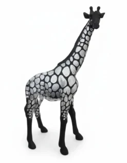 Casa Padrino Luxus Deko Skulptur Giraffe Designaufgaben Gold H. 77 cm - Deko Skulptur - Deko Figur - Tierfigur - Gartendeko