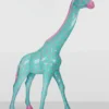 Casa Padrino Luxus Deko Skulptur Giraffe H. 230 cm - Riesige Gartenskulptur - Lebensgroße Skulptur - XXL Deko Skulptur - XXL Deko Figur