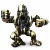Casa Padrino Luxus Deko Skulptur Affe Kong Wütende Gorilla Trash Silver Oder G H. 102 cm - Riesige Gartenskulptur - Lebensgroße Skulptur - XXL Deko Skulptur - XXL Deko Figur