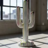 Casa Padrino Luxus Deko Skulptur Deko Objekt Kaktus Trash H. 185 cm - Riesige Gartenskulptur - Lebensgroße Skulptur - XXL Deko Skulptur - XXL Deko Figur