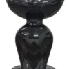 Casa Padrino Luxus Deko Skulptur Katze Schwarz H. 130 cm - Große Deko Figur - XXL Deko Skulptur - XXL Deko Figur - XXL Tierfigur - Wohnzimmer Deko - Garten Deko - Luxus Deko XXL Figuren