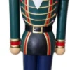 Casa Padrino Luxus Deko Skulptur Nussknacker König Mehrfarbig H. 200 cm - Lebensgroße Weihnachts Deko Figur - XXL Deko Skulptur - XXL Deko Figur - XXL Weihnachts Skulptur
