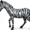 Casa Padrino Luxus Deko Skulptur Pferd Zebra H. 170 cm - Riesige Gartenskulptur - Lebensgroße Skulptur - XXL Deko Skulptur - XXL Deko Figur