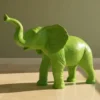 Casa Padrino Luxus Deko Skulptur Elefant H. 115 cm - Riesige Gartenskulptur - Lebensgroße Skulptur - XXL Deko Skulptur - XXL Deko Figur