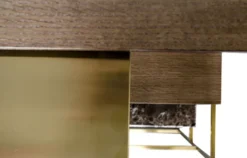 Casa Padrino Luxus Designer Beistelltisch Gold 45 x 45 x H. 80,5 cm - Designer Möbel