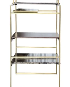 Casa Padrino Luxus Designer Beistelltisch Gold 45 x 45 x H. 80,5 cm - Designer Möbel