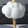 Casa Padrino Luxus Designer Deko Skulptur Tänzerin Gold / Weiß 49 x H. 75 cm - Kunstharz Deko Figur - Wohnzimmer Deko - Luxus Designer Deko Accessoires - Luxus Qualität