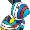 Casa Padrino Luxus Designer Dekofigur Hase Mehrfarbig H. 65 cm - Wetterbeständige Deko Skulptur - Luxus Deko Tierfigur - Wohnzimmer Deko Figur - Garten Deko Figur - Designer Deko Accessoires
