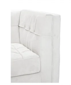 Casa Padrino Luxus Designer Hotel Sessel in Weiß mit schwarzem Gestell - 94 x 82 x 77 cm