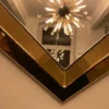 Casa Padrino Luxus Designer Spiegel Gold 81 x H. 157 cm - Achteckiger Metall Wandspiegel - Garderoben Spiegel - Wohnzimmer Spiegel - Luxus Designer Möbel - Luxus Interior