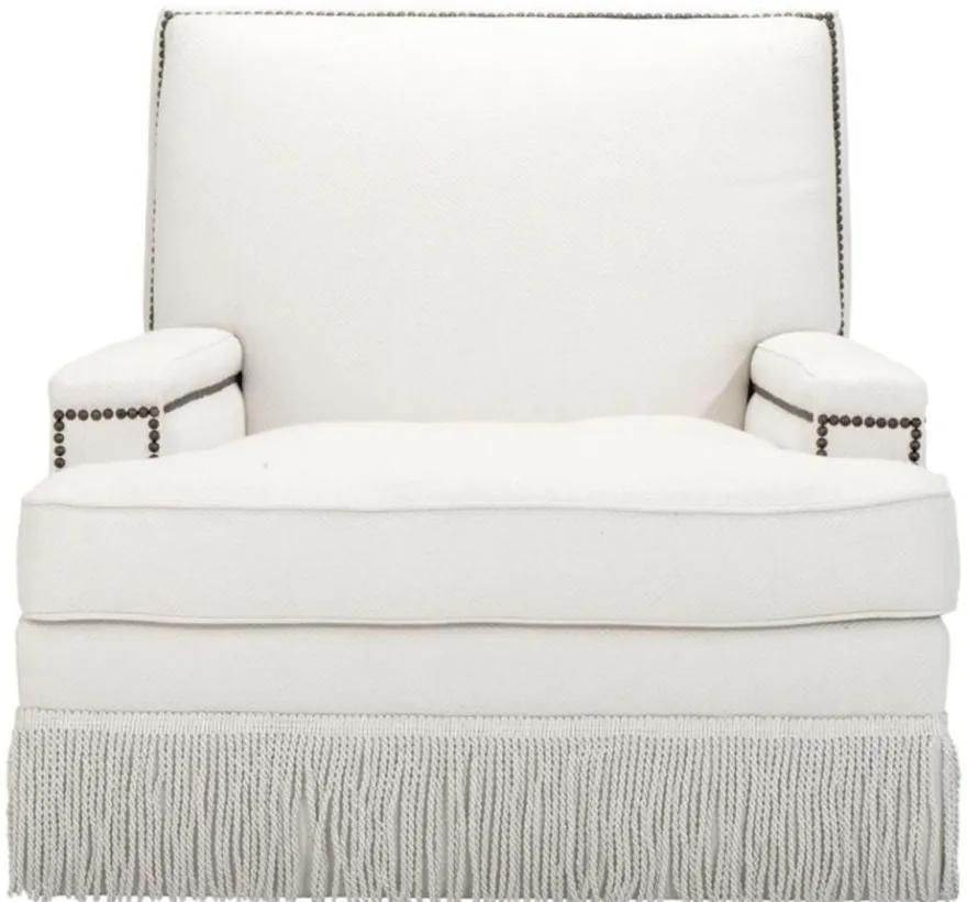 Casa Padrino Luxus Designer Sessel Weiß 90 x 102 x H. 90 cm - Wohnzimmer Möbel