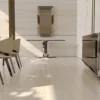 Casa Padrino Luxus Designer Sideboard mit 4 Türen Schwarz / Braun / Silber 230 x 54 x H. 85 cm - Luxus Möbel - Designer Möbel - Esszimmer Möbel - Hotel Möbel - Luxus Qualität