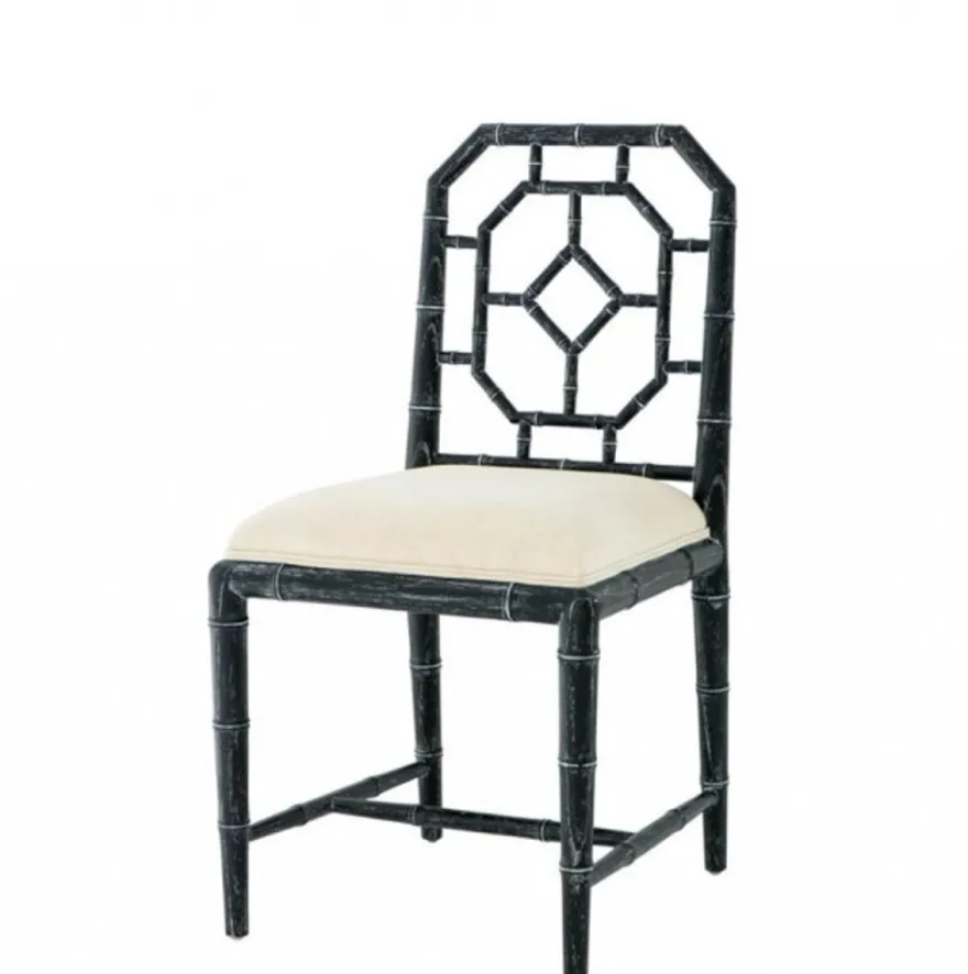 Casa Padrino Luxus Designer Stuhl Schwarz - Limited Edition