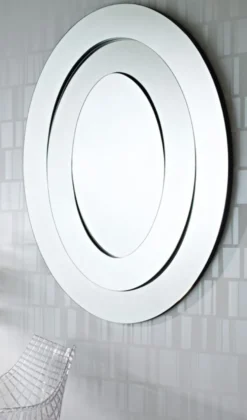 Casa Padrino Luxus Designer Spiegel / Wandspiegel 95 x H. 123 cm - Luxus Kollektion