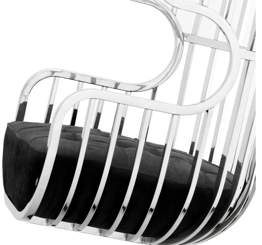 Casa Padrino Luxus Designer Schaukelstuhl - Limited Edition