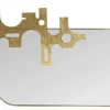 Casa Padrino Luxus Designer Spiegel Bronze - Gold Optik 81 x 54 cm - Art Design