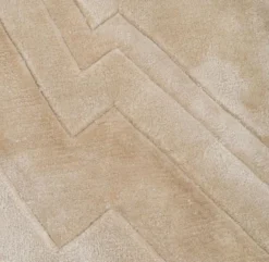 Casa Padrino Luxus Designer Teppich Beige Durchmesser 280 cm - Limited Edition