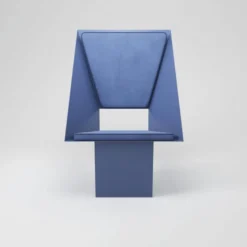 Casa Padrino Luxus Designer Wohnzimmer & Hotel Metall Sessel Blau - Made in Italy